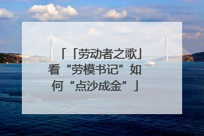 「劳动者之歌」看“劳模书记”如何“点沙成金”