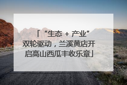 “生态 + 产业”双轮驱动，兰溪黄店开启高山西瓜丰收乐章