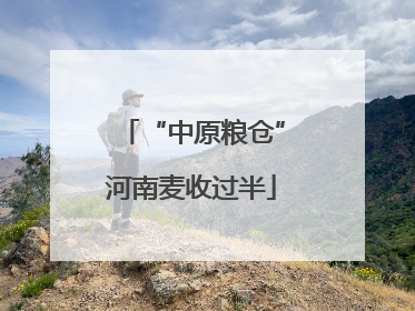 “中原粮仓”河南麦收过半