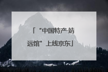 “中国特产·靖远馆”上线京东