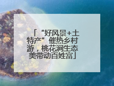 “好风景+土特产”催热乡村游，桃花涧生态美带动百姓富