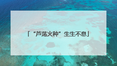 “芦荡火种”生生不息