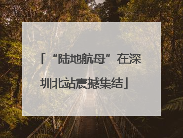 “陆地航母”在深圳北站震撼集结