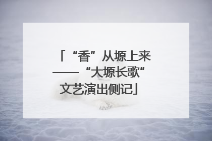 “香”从塬上来——“大塬长歌”文艺演出侧记