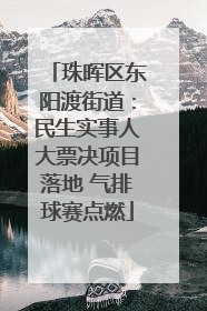 珠晖区东阳渡街道：民生实事人大票决项目落地 气排球赛点燃