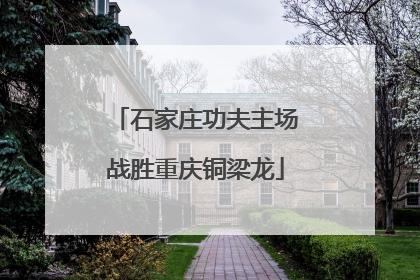 石家庄功夫主场战胜重庆铜梁龙