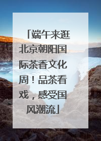 端午来逛北京朝阳国际茶香文化周！品茶看戏，感受国风潮流