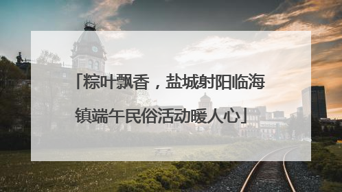 粽叶飘香，盐城射阳临海镇端午民俗活动暖人心