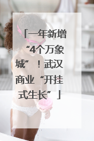 一年新增“4个万象城”！武汉商业“开挂式生长”