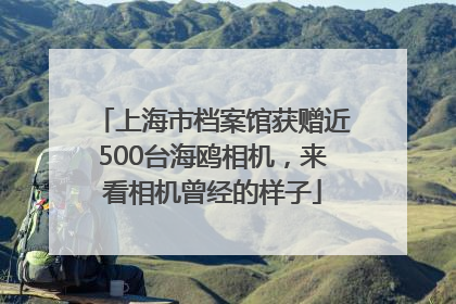 上海市档案馆获赠近500台海鸥相机，来看相机曾经的样子