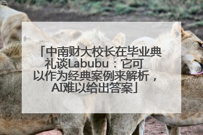 中南财大校长在毕业典礼谈Labubu：它可以作为经典案例来解析，AI难以给出答案
