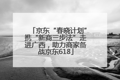 京东“春晓计划”携“新商三步法”走进广西，助力商家备战京东618