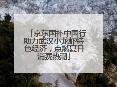 京东国补中国行助力武汉小龙虾特色经济，点燃夏日消费热潮