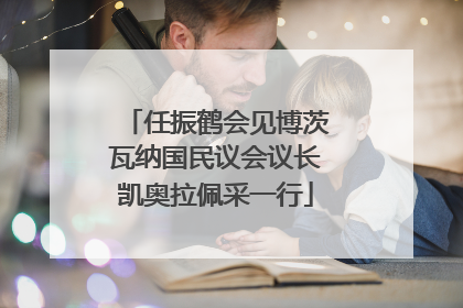 任振鹤会见博茨瓦纳国民议会议长凯奥拉佩采一行