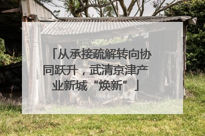 从承接疏解转向协同跃升，武清京津产业新城“焕新”