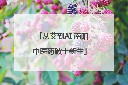 从艾到AI 南阳中医药破土新生