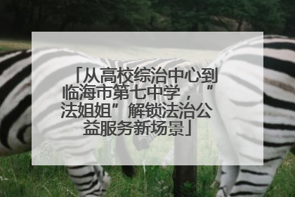 从高校综治中心到临海市第七中学，“法姐姐”解锁法治公益服务新场景