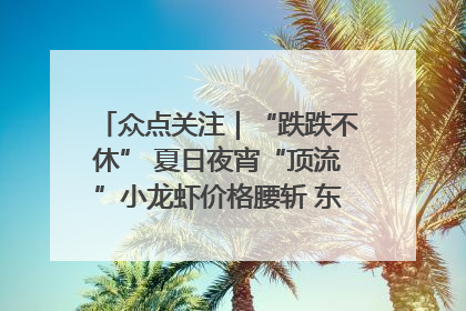 众点关注｜“跌跌不休” 夏日夜宵“顶流”小龙虾价格腰斩 东营人的快乐来了
