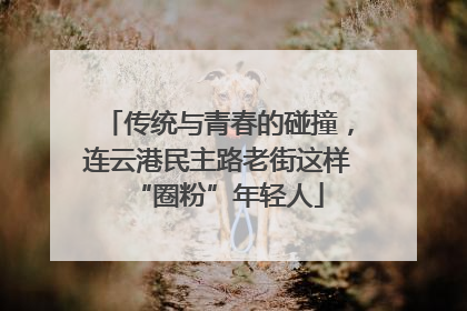 传统与青春的碰撞，连云港民主路老街这样“圈粉”年轻人