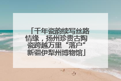 千年瓷韵续写丝路情缘，扬州珍贵古陶瓷跨越万里“落户”新疆伊犁州博物馆