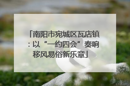 南阳市宛城区瓦店镇：以“一约四会”奏响移风易俗新乐章