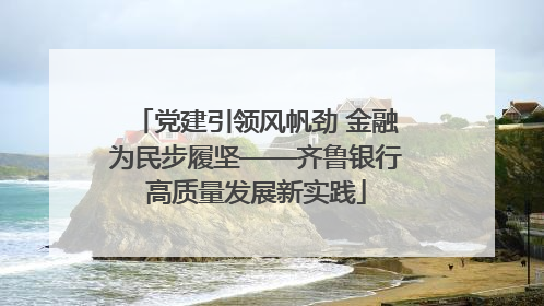 党建引领风帆劲 金融为民步履坚——齐鲁银行高质量发展新实践