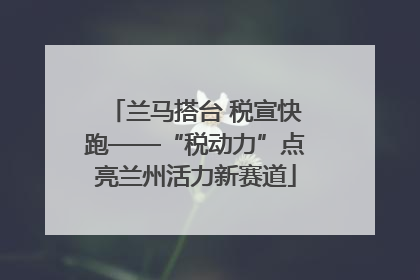 兰马搭台 税宣快跑——“税动力”点亮兰州活力新赛道