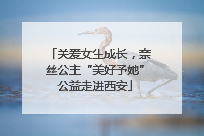 关爱女生成长，奈丝公主“美好予她”公益走进西安