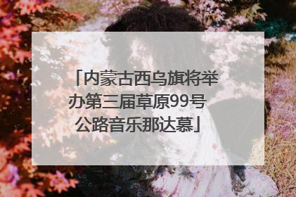 内蒙古西乌旗将举办第三届草原99号公路音乐那达慕