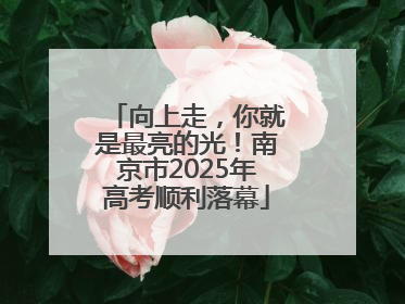 向上走，你就是最亮的光！南京市2025年高考顺利落幕