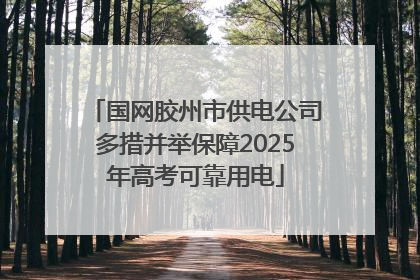 国网胶州市供电公司多措并举保障2025年高考可靠用电