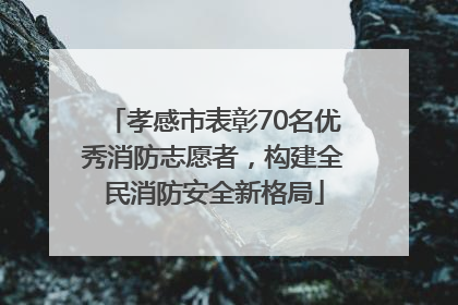 孝感市表彰70名优秀消防志愿者，构建全民消防安全新格局