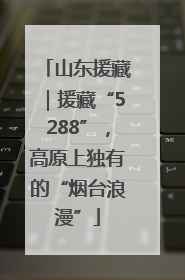 山东援藏｜援藏“5288”，高原上独有的“烟台浪漫”