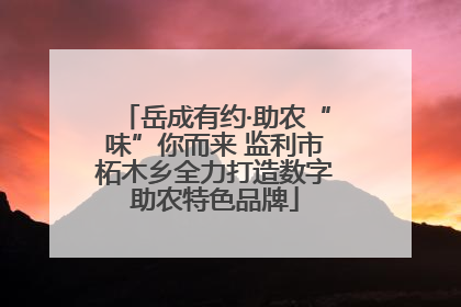 岳成有约·助农“味”你而来 监利市柘木乡全力打造数字助农特色品牌