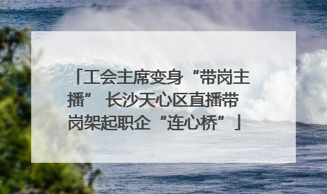 工会主席变身“带岗主播” 长沙天心区直播带岗架起职企“连心桥”