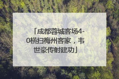 成都蓉城客场4-0横扫梅州客家，韦世豪传射建功