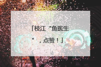 枝江“鱼医生”，点赞！