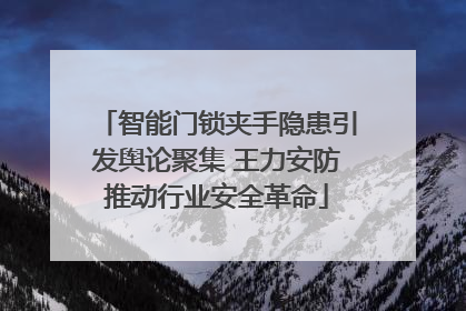 智能门锁夹手隐患引发舆论聚集 王力安防推动行业安全革命