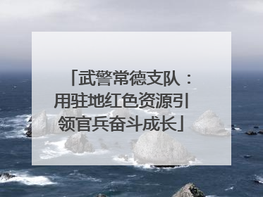 武警常德支队：用驻地红色资源引领官兵奋斗成长