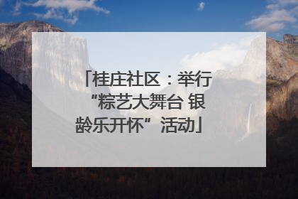 桂庄社区：举行“粽艺大舞台 银龄乐开怀”活动