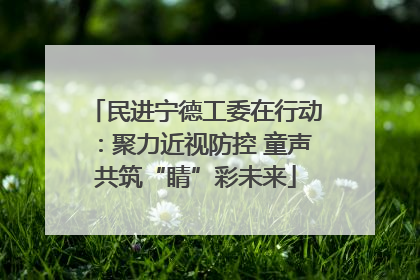 民进宁德工委在行动：聚力近视防控 童声共筑“睛”彩未来