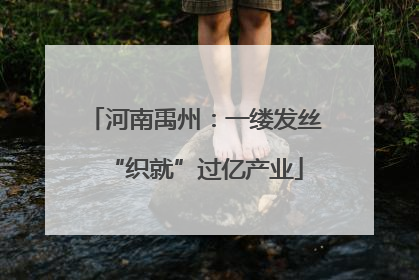河南禹州：一缕发丝“织就”过亿产业