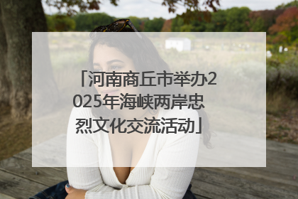 河南商丘市举办2025年海峡两岸忠烈文化交流活动