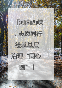 河南西峡：志愿同行 绘就基层治理“同心圆”