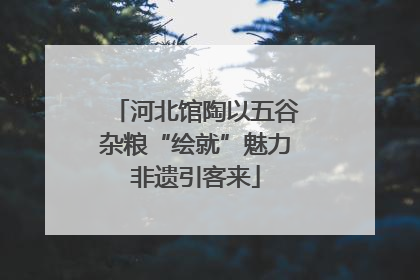 河北馆陶以五谷杂粮“绘就”魅力非遗引客来