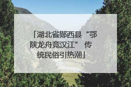 湖北省郧西县“鄂陕龙舟竞汉江” 传统民俗引热潮