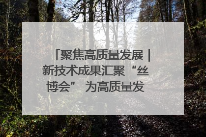 聚焦高质量发展｜新技术成果汇聚“丝博会” 为高质量发展注入新动能