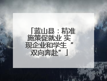 蓝山县：精准施策促就业 实现企业和学生“双向奔赴”