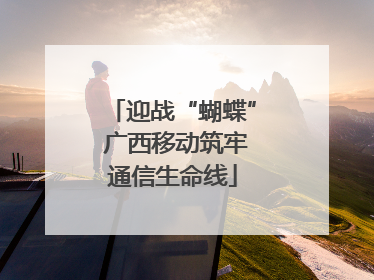 迎战“蝴蝶” 广西移动筑牢通信生命线