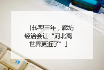 转型三年，廊坊经洽会让“河北离世界更近了”